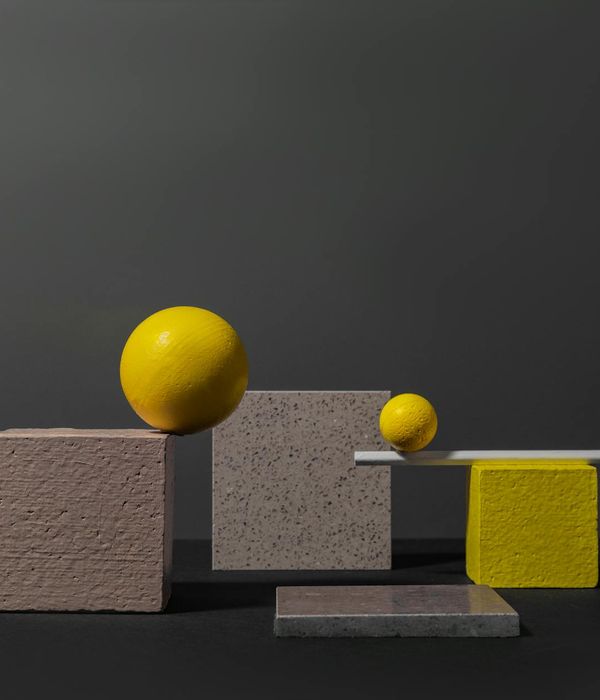 Abstract composition representing focus and balance in daily life